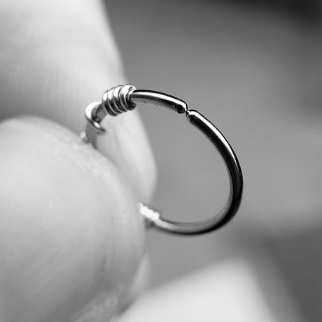 How to Put In a Nose Hoop - Metal Lotus