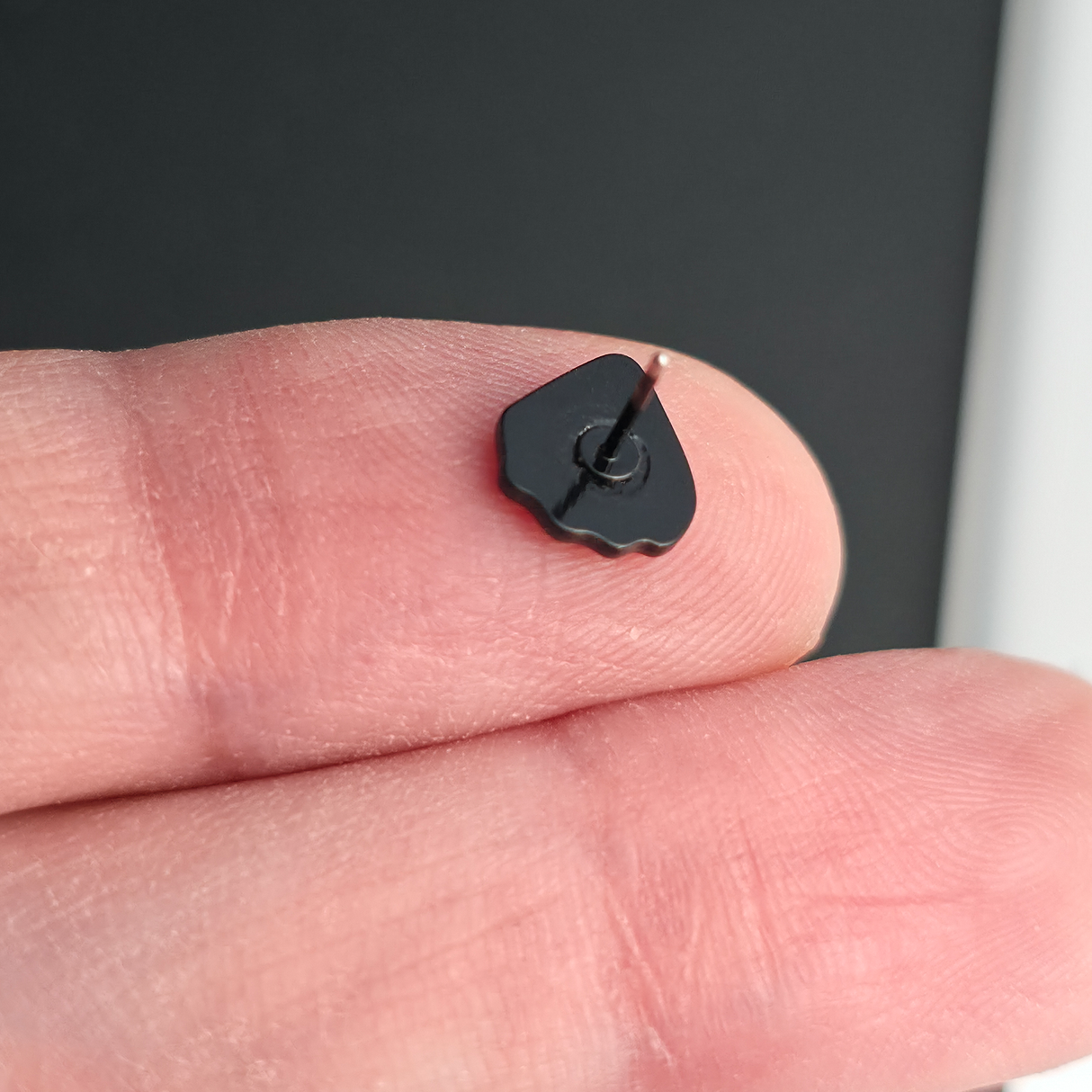 Monarch Butterfly Bottom Wing Nose Stud + Earring