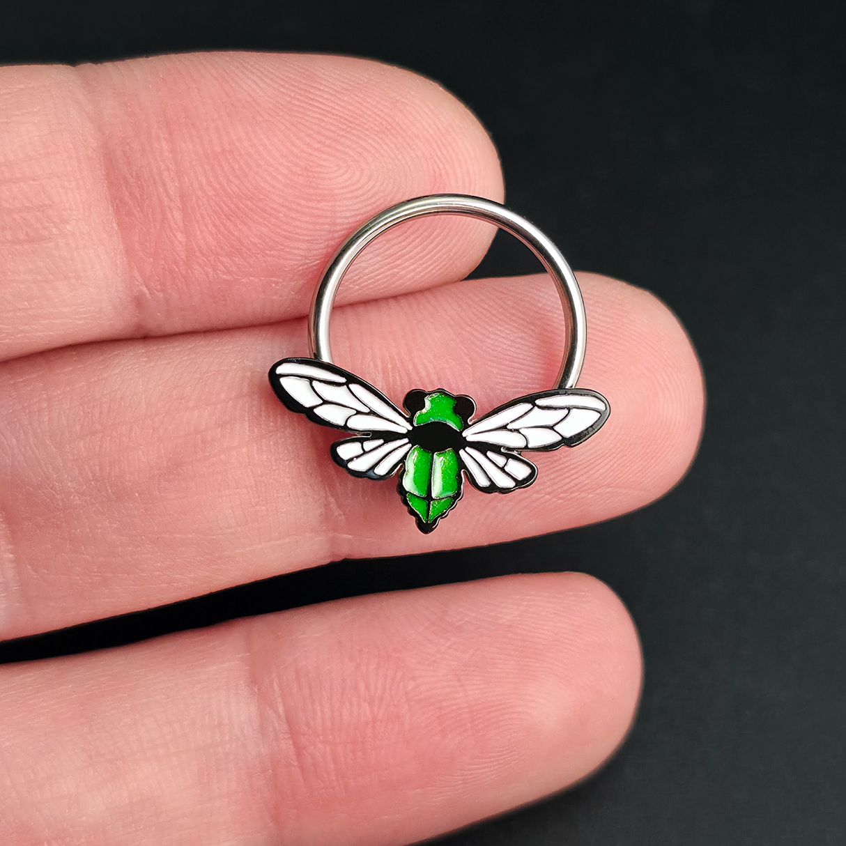 Cicada Septum + Daith Ring