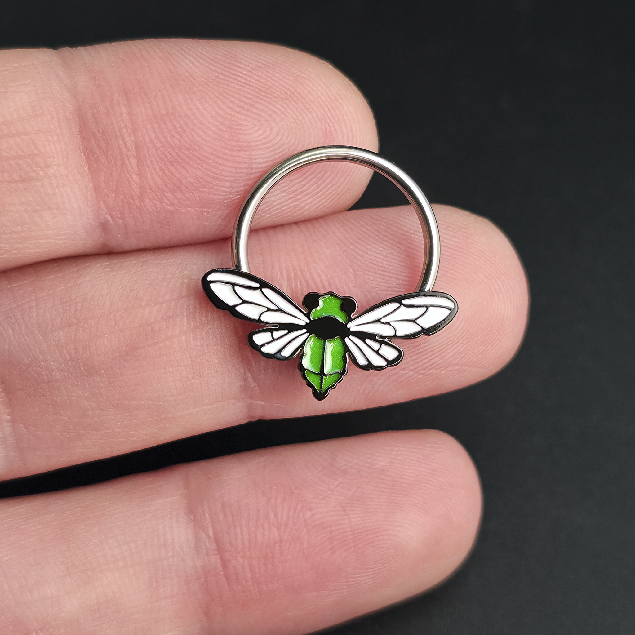 Cicada Septum + Daith Ring