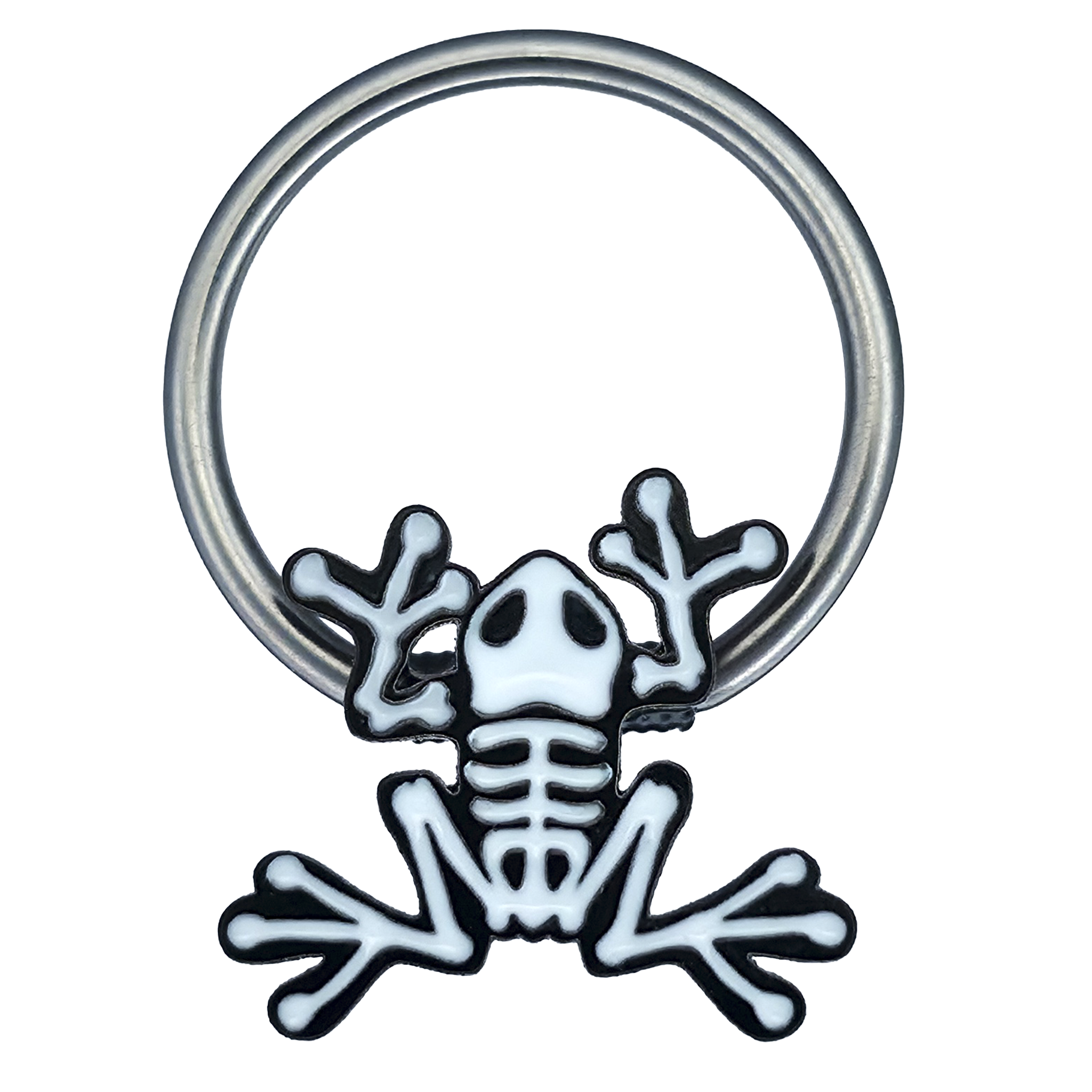 Skeleton Frog Septum + Daith Ring
