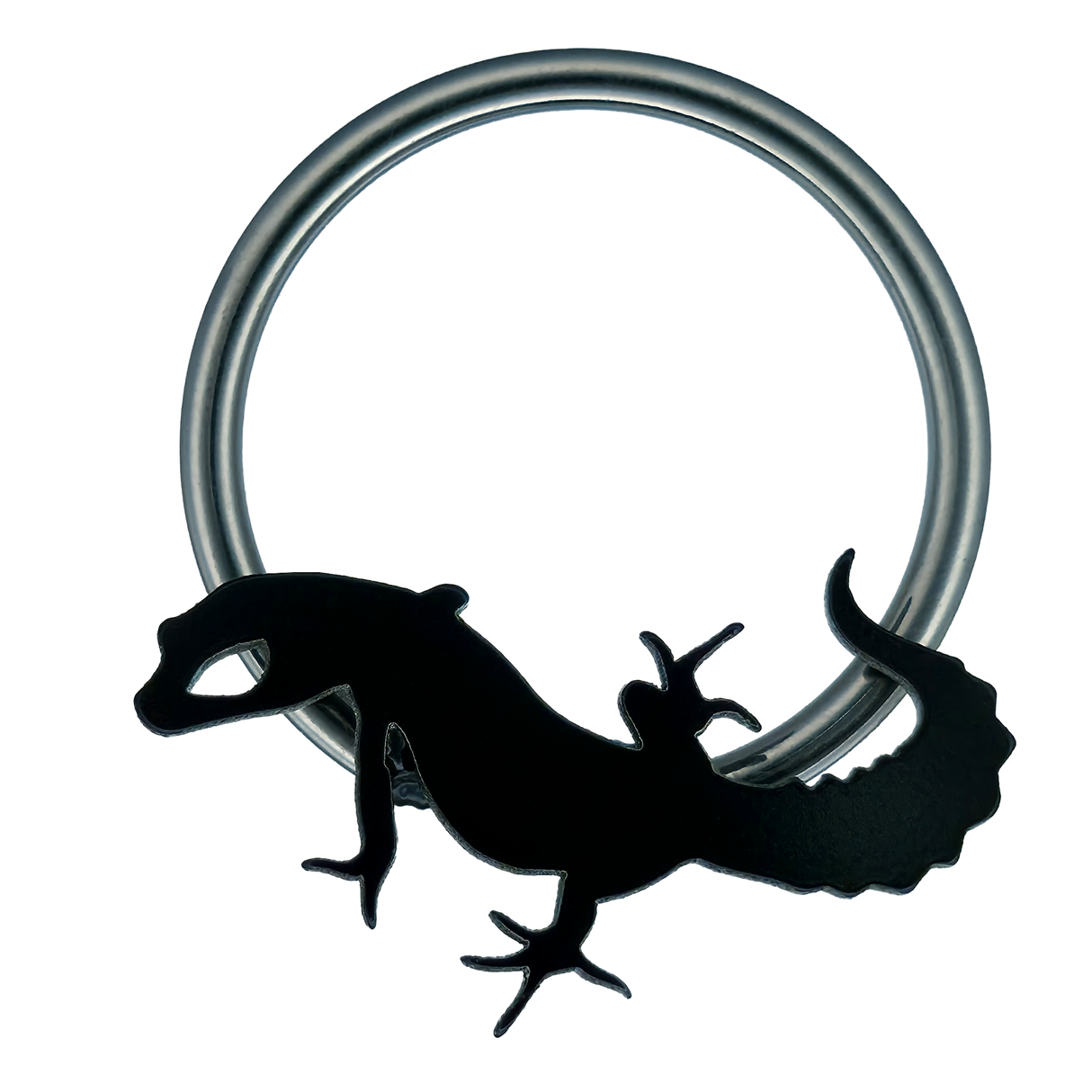 leopard gecko captive bead ring