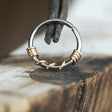 Gold Fill Twist Hoop - Metal Lotus