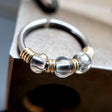 Ice - Clear Nose Ring Hoop - Metal Lotus