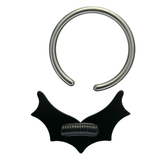 back side of spiderweb captive bead ring