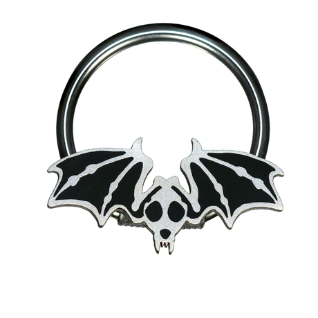 bat skeleton septum ring