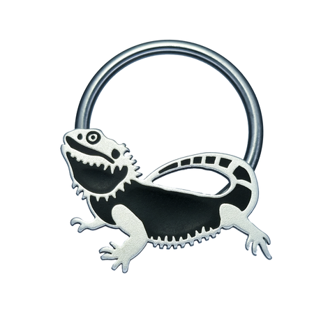 bearded dragon septum ring