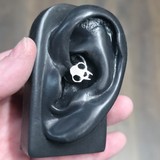 cat skull daith earring