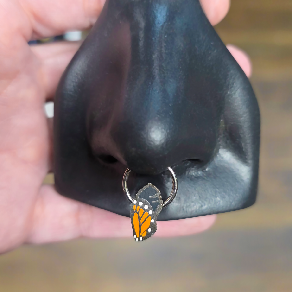 monarch chrysalis septum ring