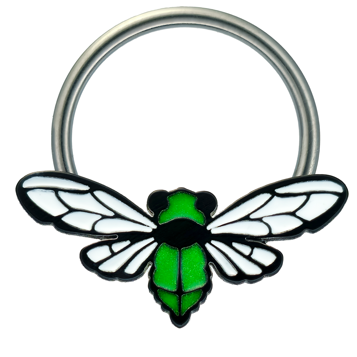 Cicada Captive Bead Ring