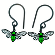 cicada dangle earrings