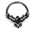 flying raven septum ring