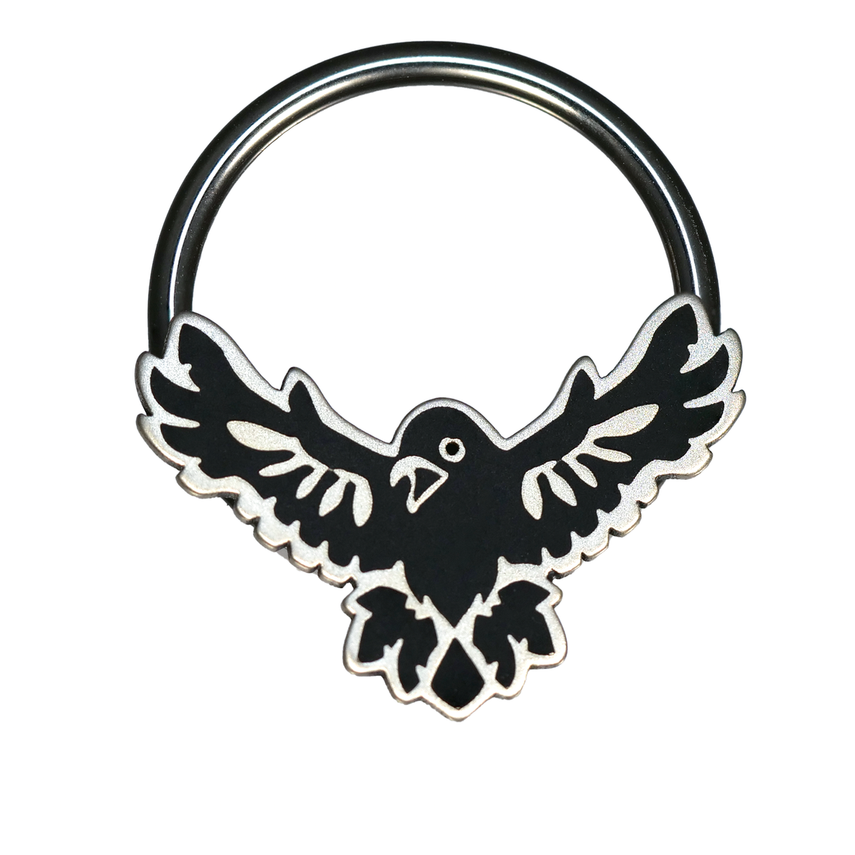 flying raven septum ring