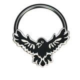 flying raven septum ring