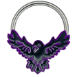 flying raven captive bead ring