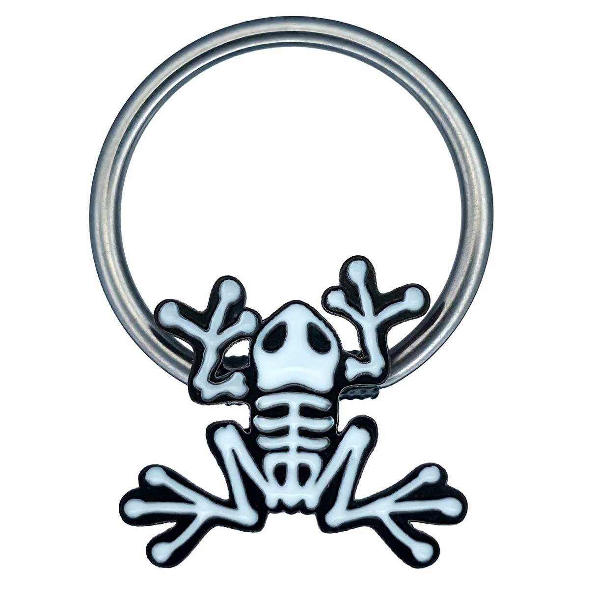 Skeleton Frog Septum + Daith Ring