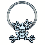 Skeleton Frog Septum + Daith Ring