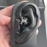 Skeleton Frog Septum + Daith Ring