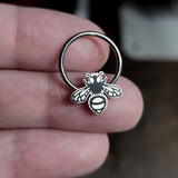 honeybee captive bead ring