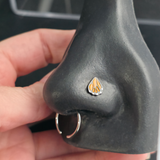 Monarch Butterfly Bottom Wing Nose Stud + Earring
