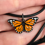 monarch butterfly necklace