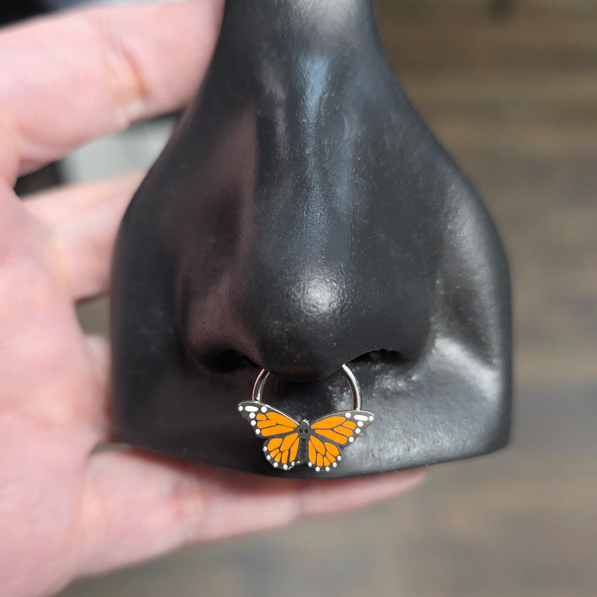 monarch butterfly septum ring