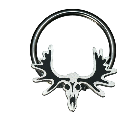 moose skull septum ring