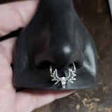 moose skull septum ring
