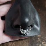 skull moth septum ring