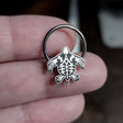 skeleton sea turtle captive bead ring