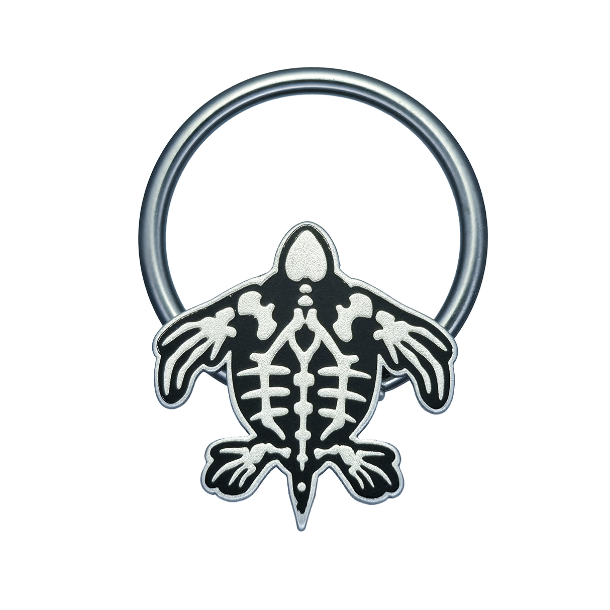 skeleton sea turtle septum ring