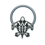 skeleton sea turtle septum ring