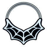 spiderweb captive bead ring