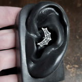 spiderweb daith earring