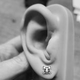 Skull Cat Stud - Metal Lotus